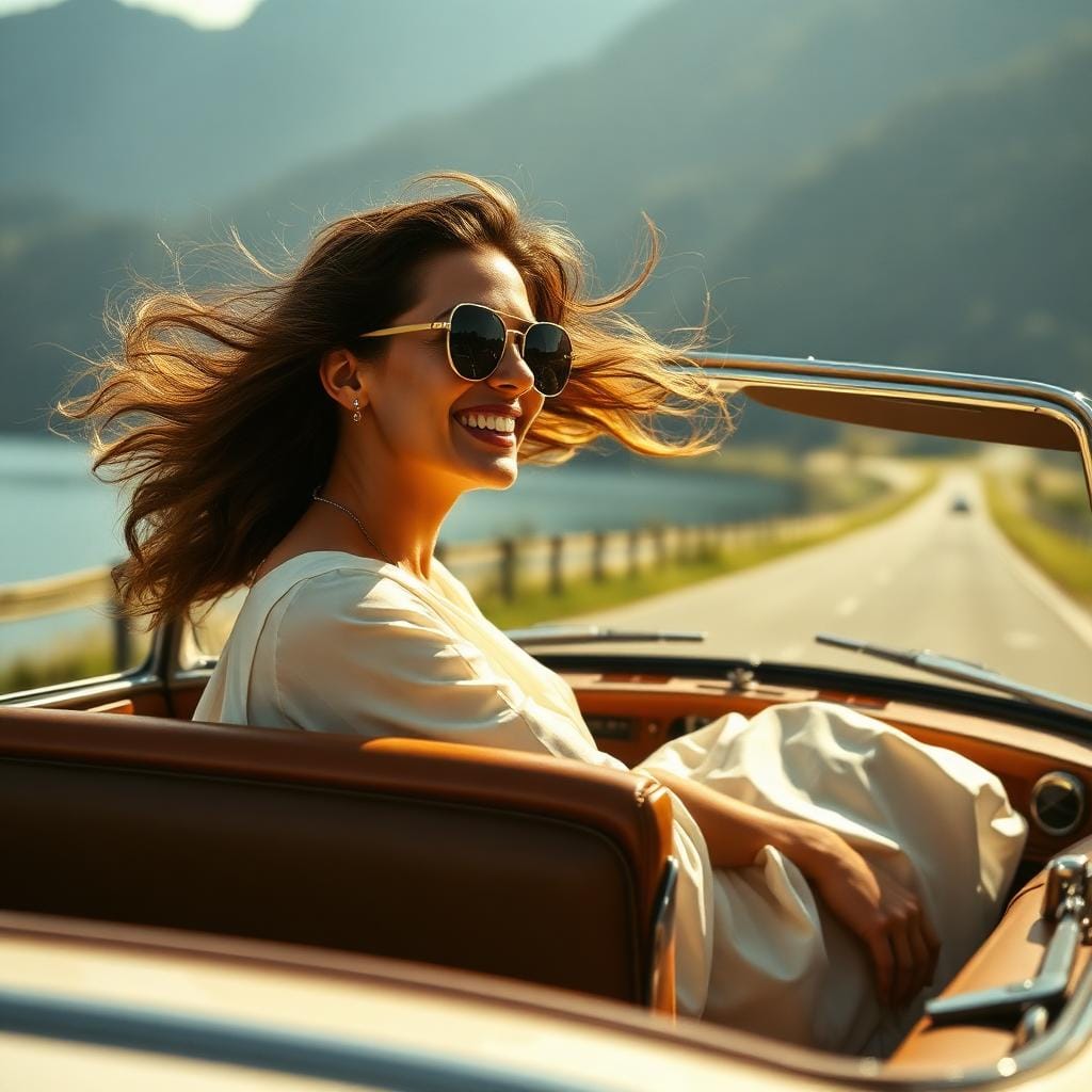 Cabrio-Fahrt Richtung Tegernsee — Weekend Girlfriend Experience